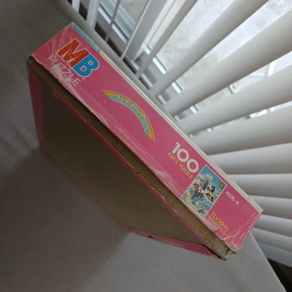 My Little Pony 100-piece jigsaw puzzle vintage 1985 original Hasbro Bradley